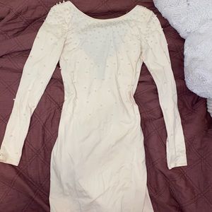 Pearl Embroidered Dress